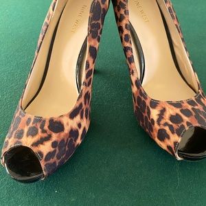 Nine West leopard heels